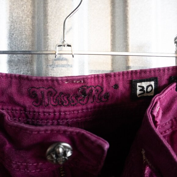 Missme magenta skinny jeans (30) - Picture 3 of 3